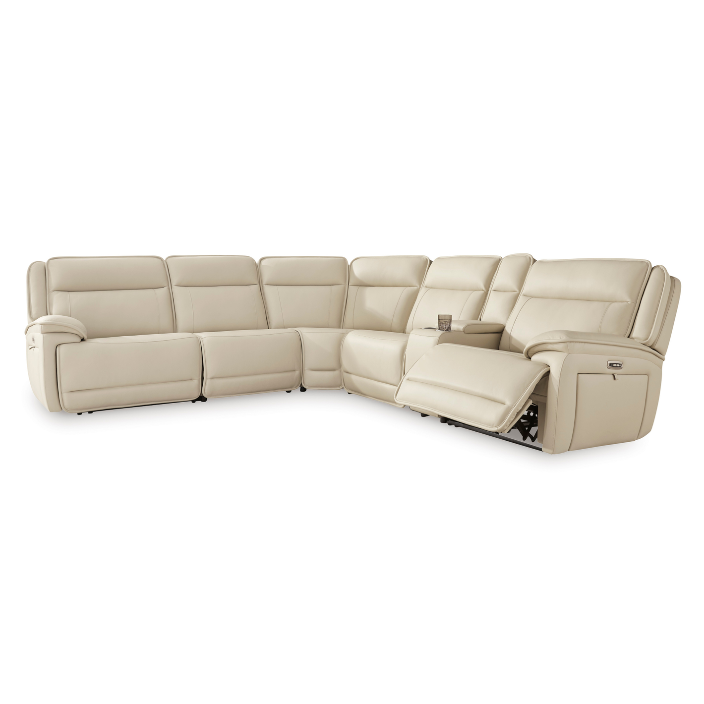 Double Deal Reclining Sectional.
