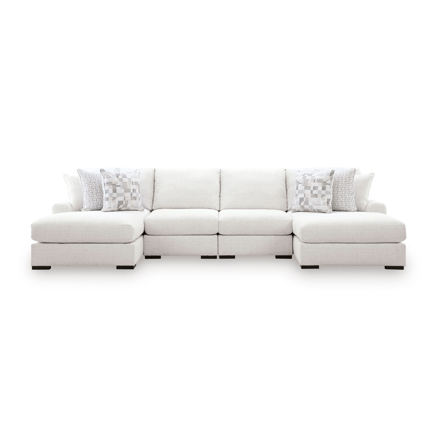 Misty Double Chaise Sectional (Customizable)