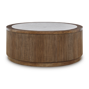 Grayman Brown  Round Cocktail Table