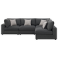 Serene 4-Piece Ivory Modular Sectional (Customizable)
