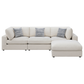Serene 4-piece Charcoal Modular Sectional (Customizable )