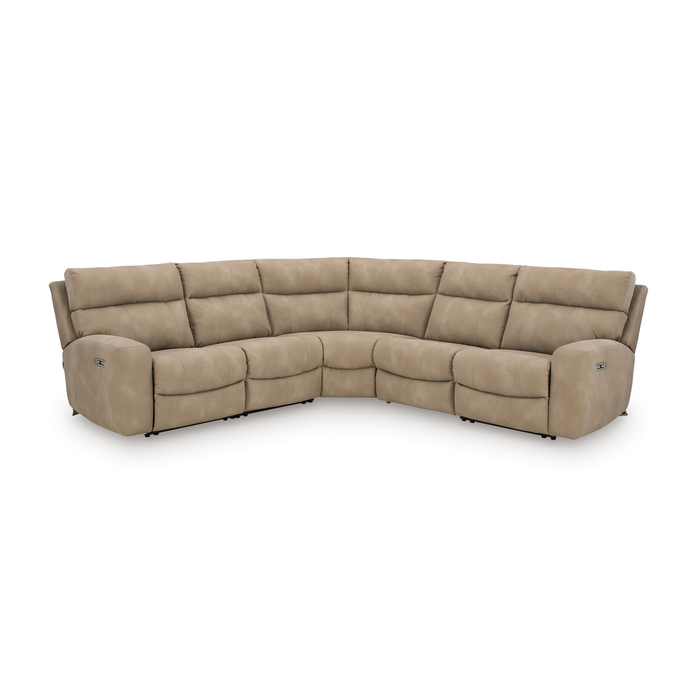 Next-Gen Durapella Sand 5-Piece Power Reclining Sectional