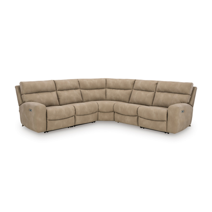 Next-Gen Durapella Sand 5-Piece Power Reclining Sectional