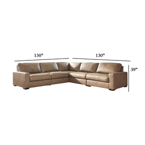 Veronella 5- Piece Corner Modular Sectional