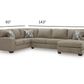 Newellen U-Shape Sectional