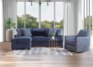 Harbor Blue Reversible Sectional