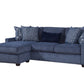 Harbor Blue Reversible Sectional